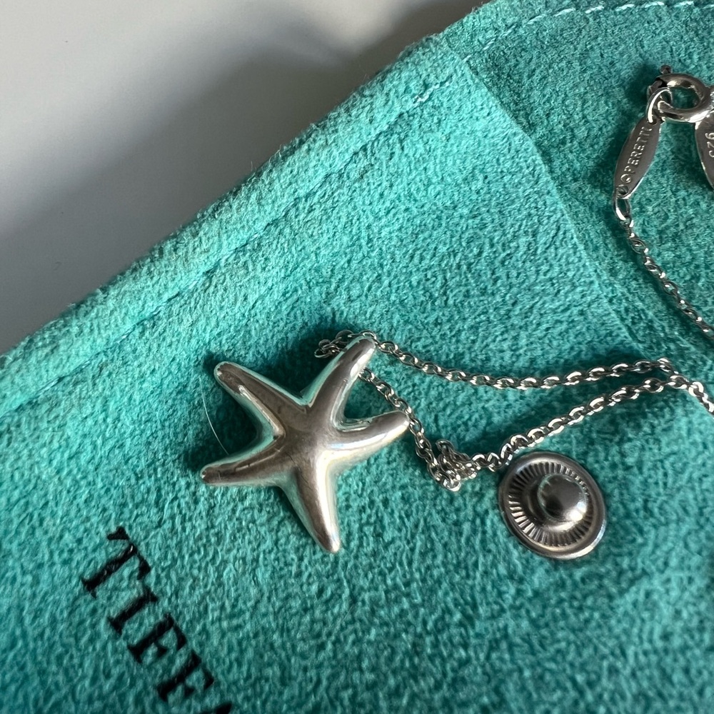 Tiffany & Co. Silver Starfish Necklace